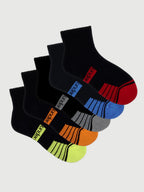 Kids Cushioned Sport Quarter Crew 5 Pack
