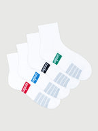 Men's Sports Cushioned Quarter Crew 4 Pack