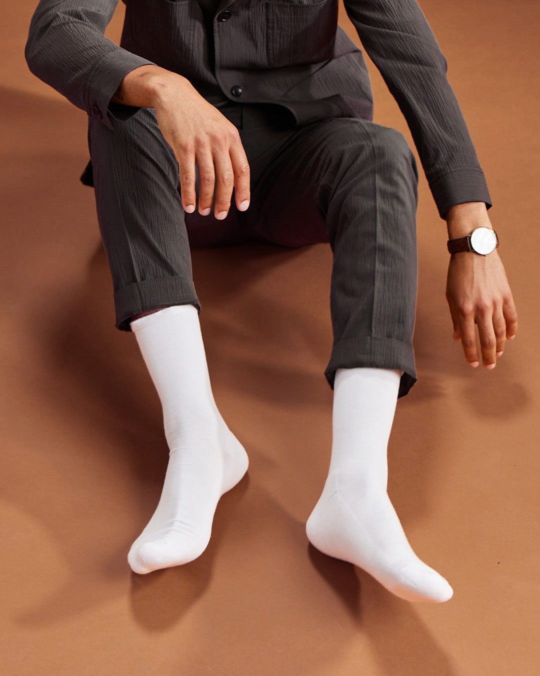 Men's All Day Cotton Rich Cushioned Crew 2 Pack