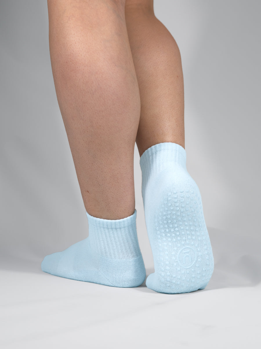 Women's Quarter Crew Grip Socks 3 Pack