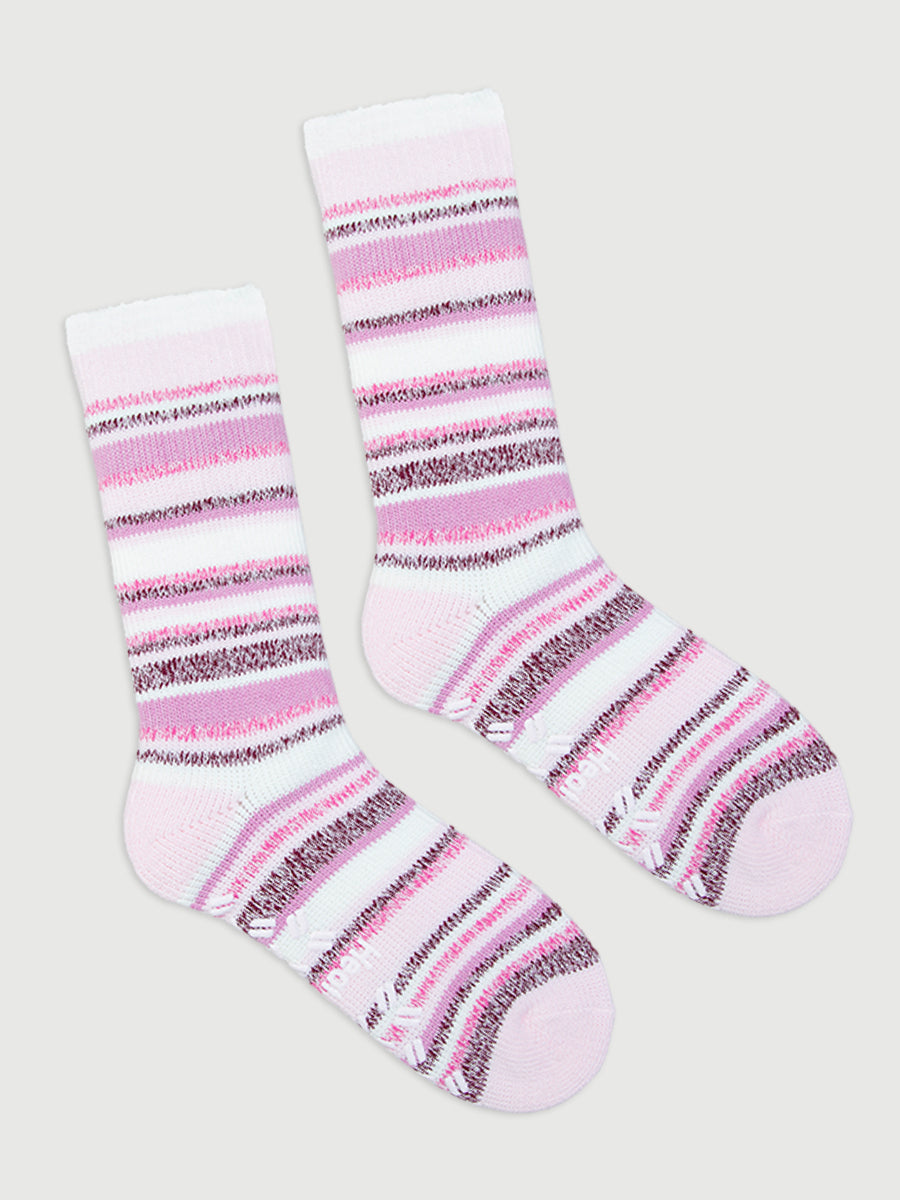 Women's Heat Bods Brushed Crew Socks 1 Pack