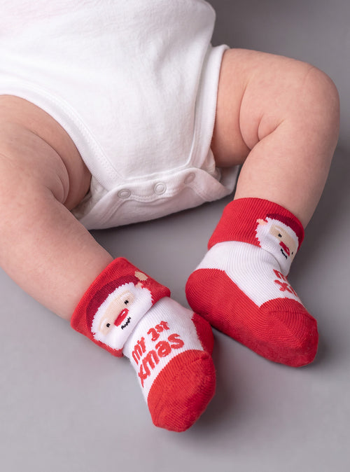 Baby Novelty Christmas Bubble Turnover Socks