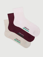 Women's Bamboo Ankle Boot Sock 3 Pack
