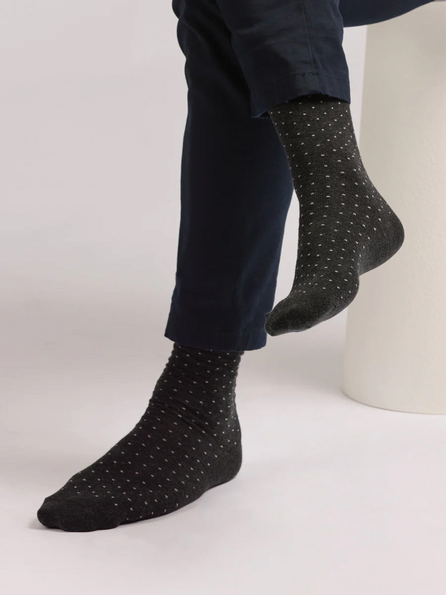 Men's All Day Premium Fine Pattern Crew 3 Pack Spot