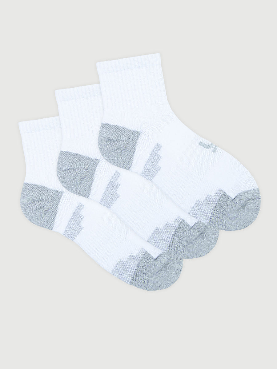 Men's Bamboo Tech Quarter Crew 3 Pack