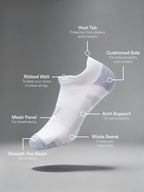 Men's Bamboo Tech Heel Tab 3 Pack