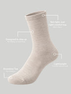 Women's All Day Premium Fine Crew Socks 2 Pack