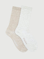 Women's All Day Premium Fine Crew Socks 2 Pack