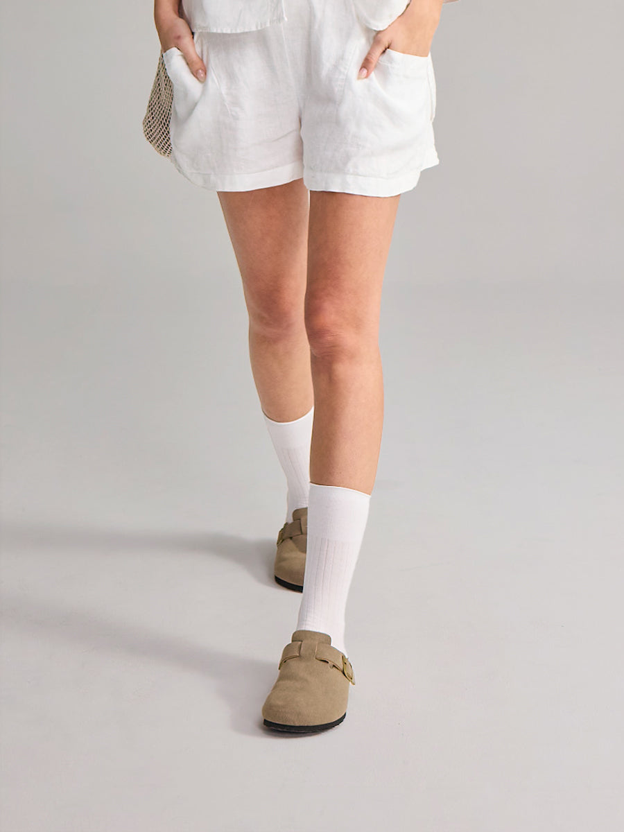 Women's Bamboo Lightweight Rib Crew 3 Pack