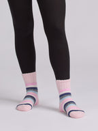 Women's Heat Bods Brushed Mid Crew Sock 1 Pack