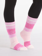 Women's Heat Bods Brushed Crew Socks 1 Pack