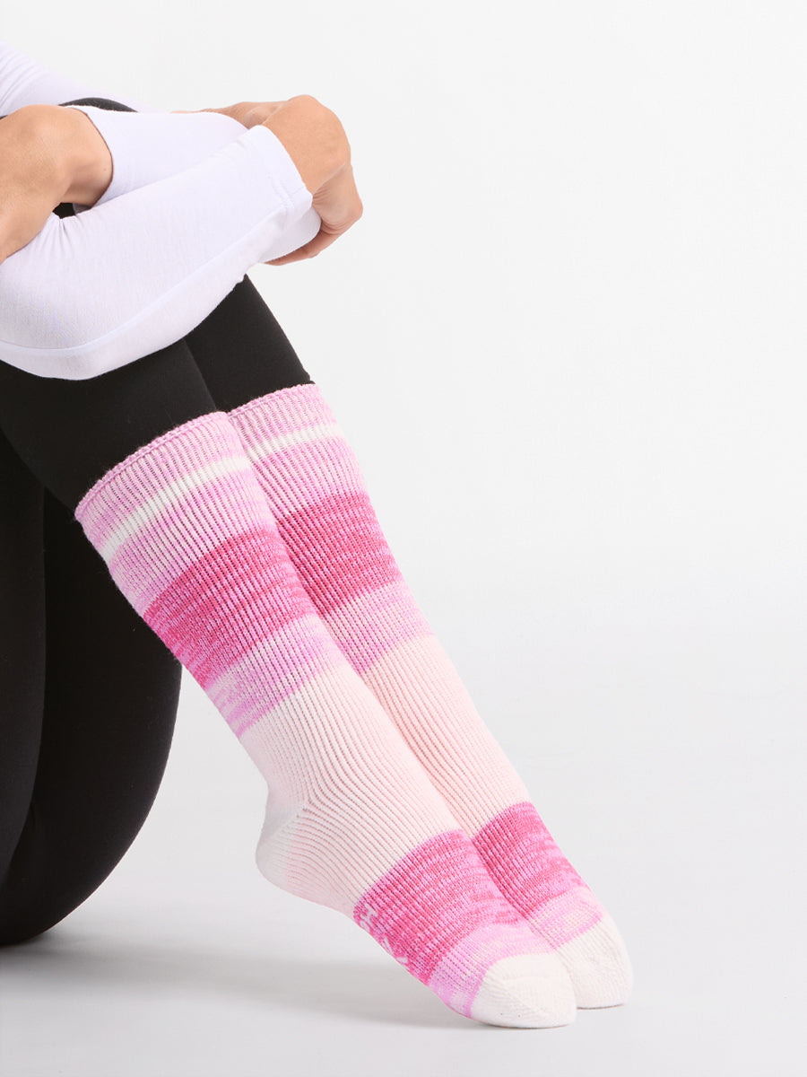 Women's Heat Bods Brushed Crew Socks 1 Pack