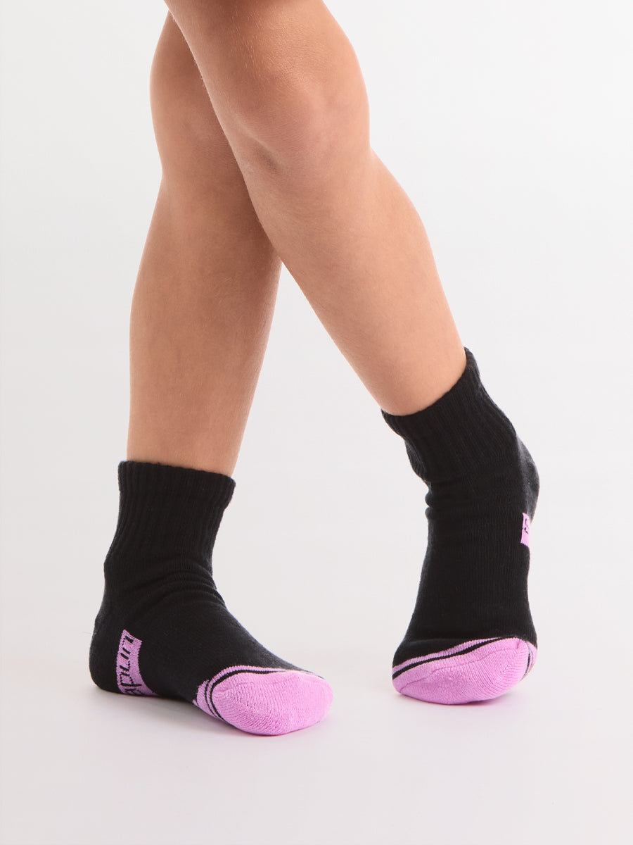 Kids Cushioned Sport Quarter Crew 5 Pack