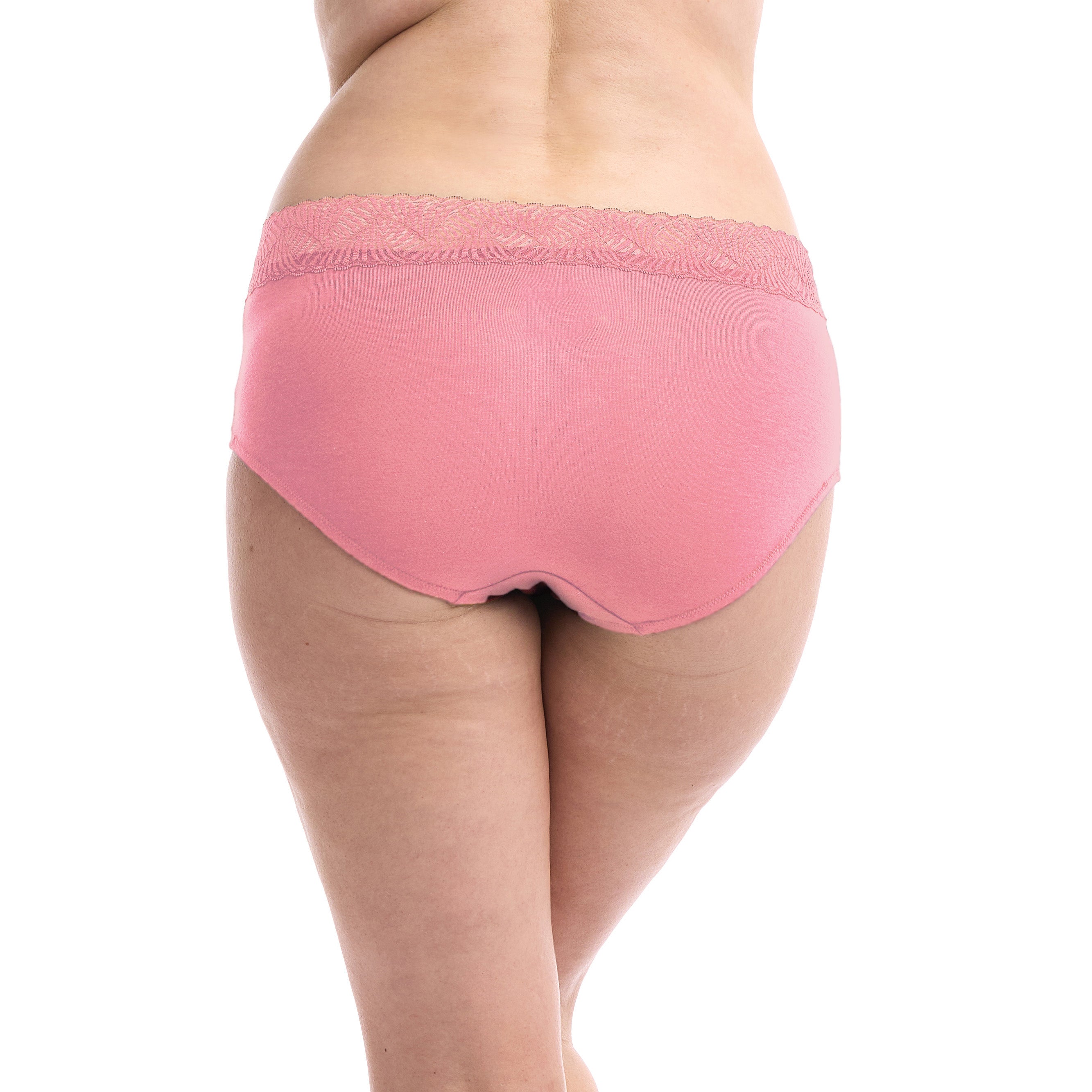 Women's Smoothlines Lace Midi Briefs 2 Pack