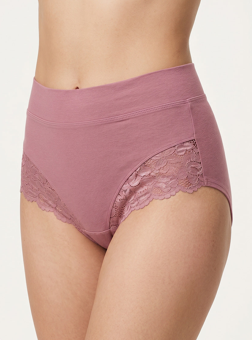 Women's Smoothlines Lace Leg Full Brief 2 Pack