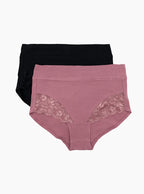 Women's Smoothlines Lace Leg Full Brief 2 Pack