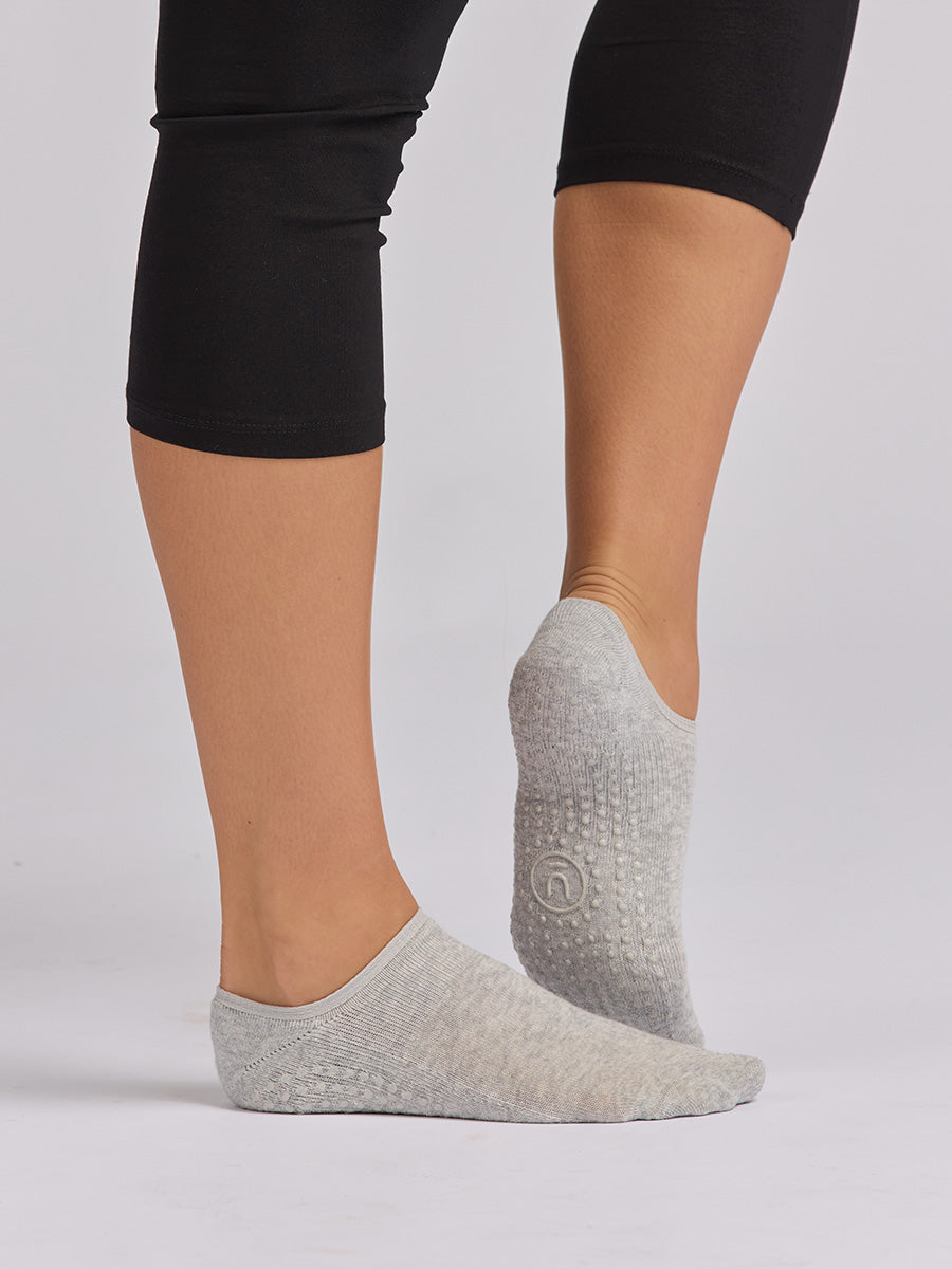 Women's No Show Grip Socks 3 Pack