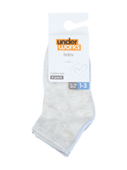 Baby Stay On Mid Crew Socks 4 Pack