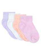 Baby Stay On Mid Crew Socks 4 Pack