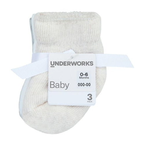 Baby Fully Cushioned Stay On Crew 3 Pack