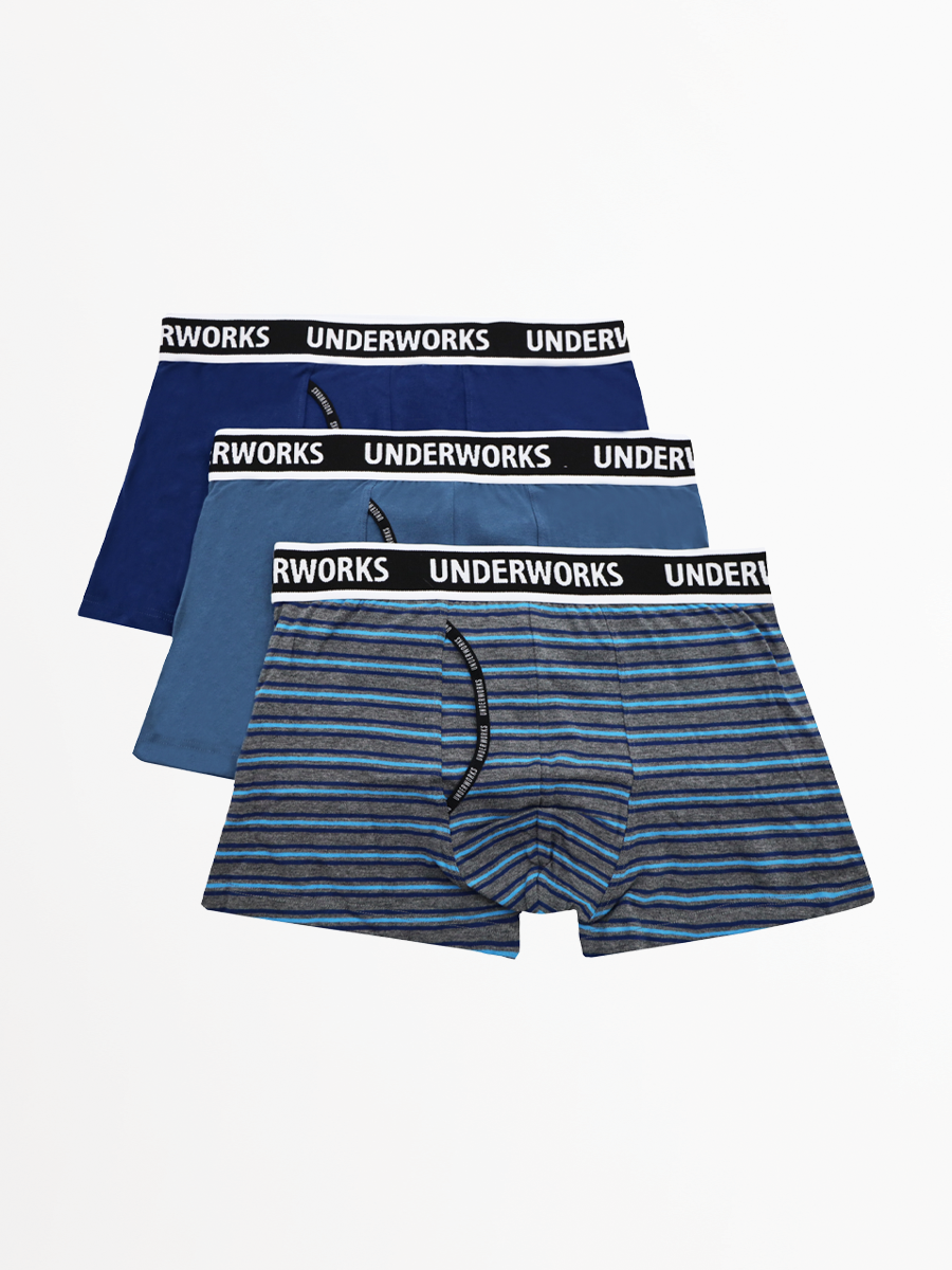 Men's Fly Front Trunk 3 pack