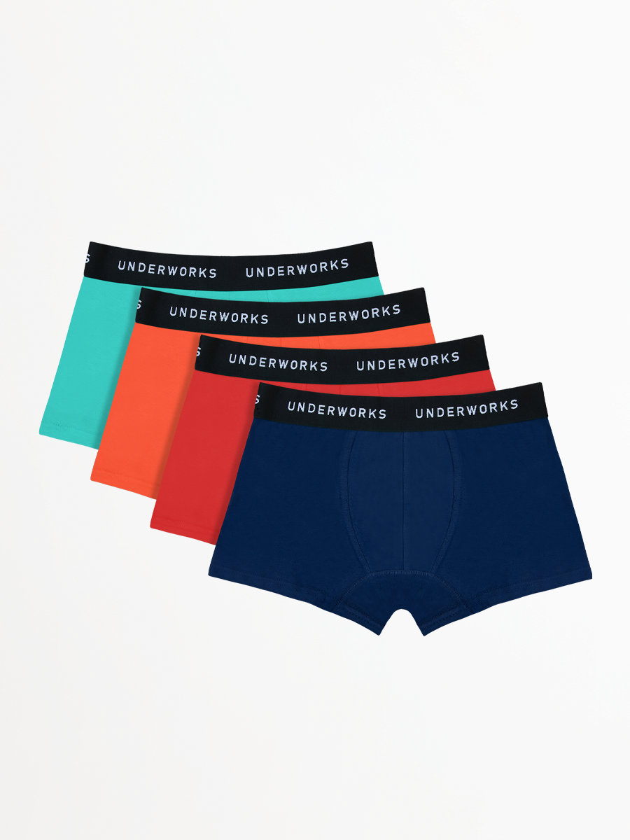 Men's Fitted Trunk 4 Pack