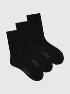 Women's Viscose Derived from Bamboo Lightweight Rib Crew 3 Pack