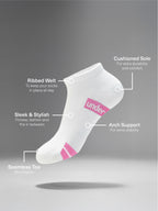 Women's Sport Cushioned Low Cut Socks 5 Pack