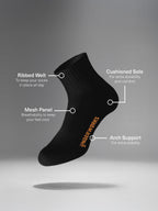 Kids Lightweight Quarter Crew 5 Pack