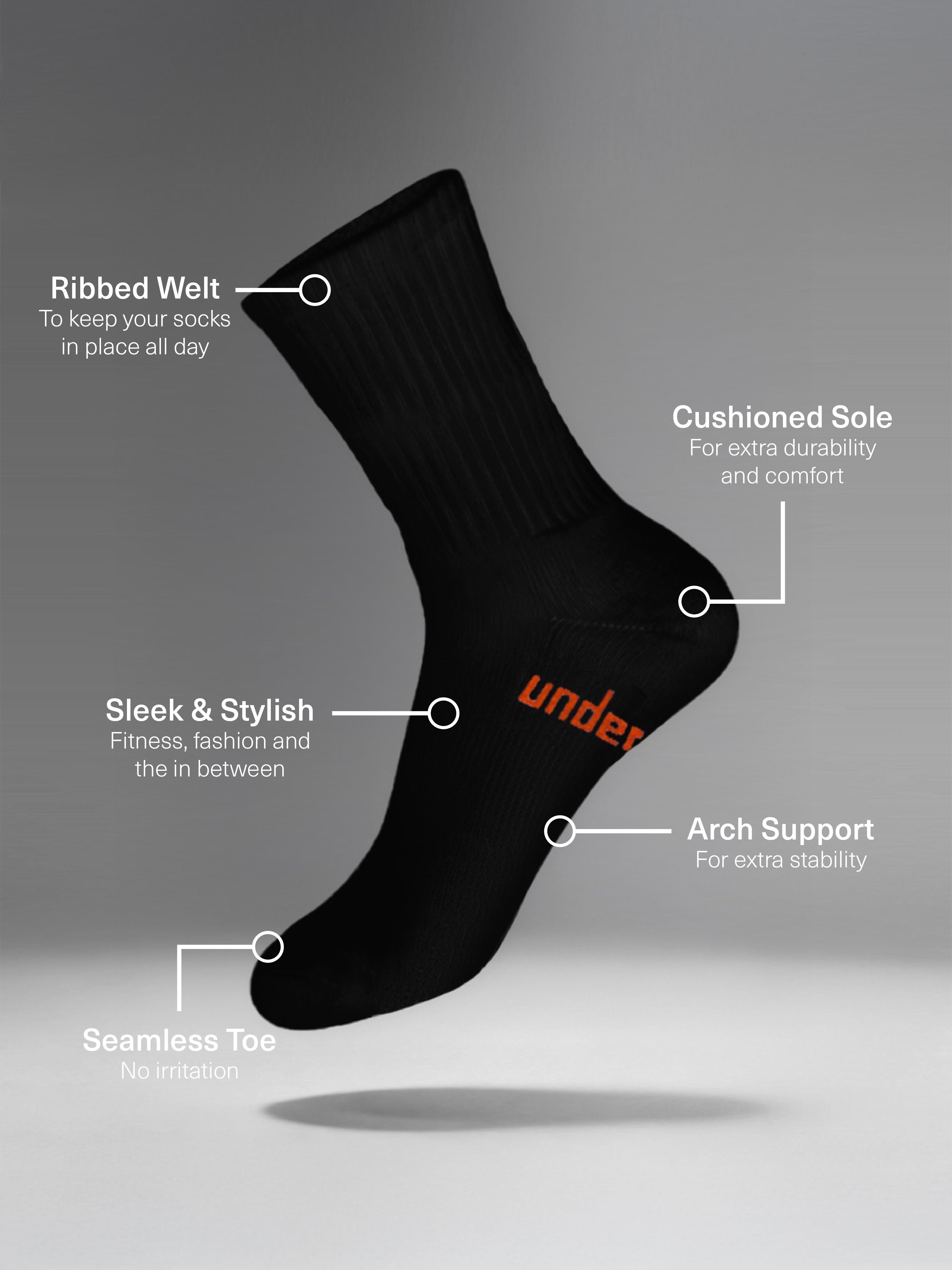 Men's Sport Cushioned Crew 4 Pack