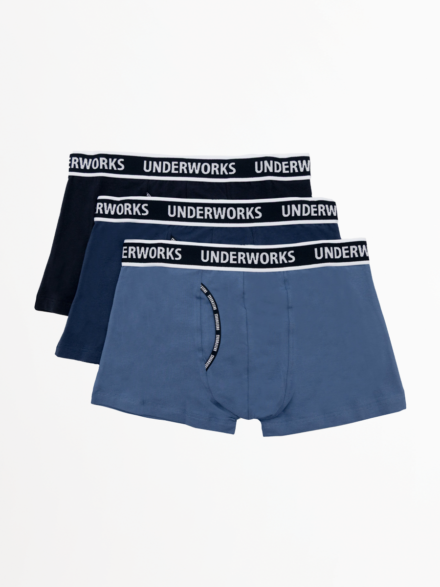 Men's Fly Front Trunk 3 Pack