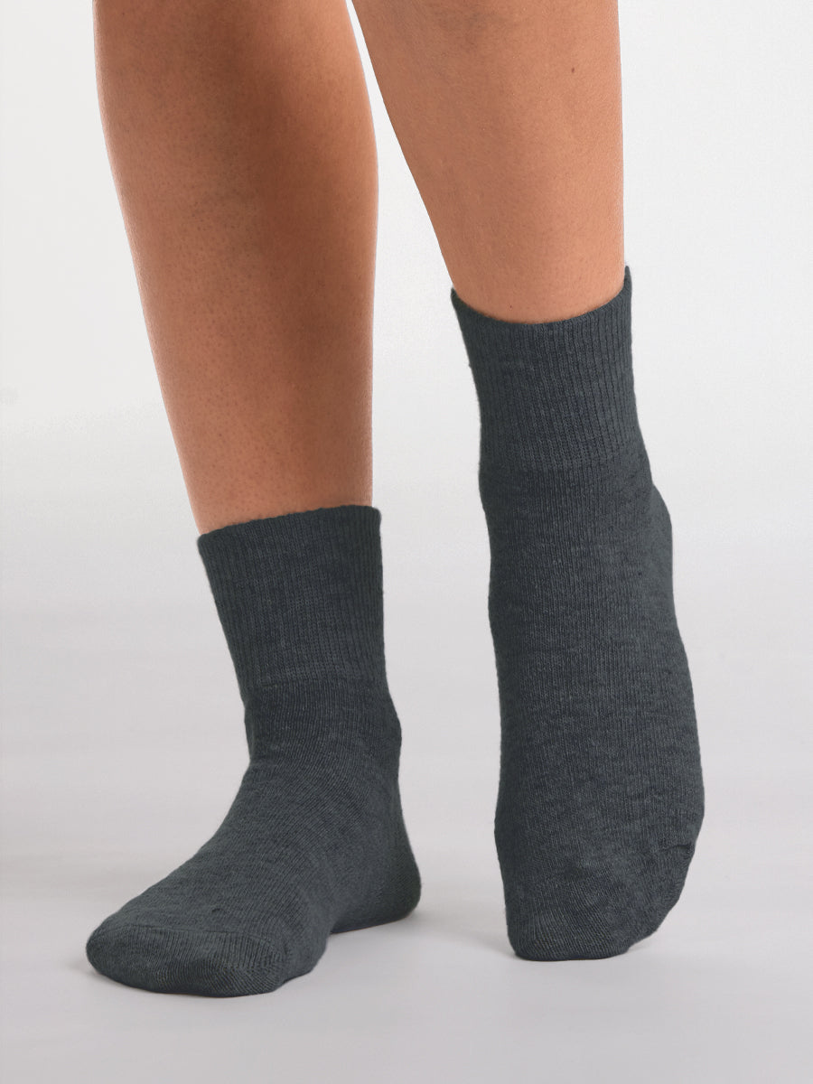 Women's Heat Bods Wool Ribbed Boot Sock 3 Pack