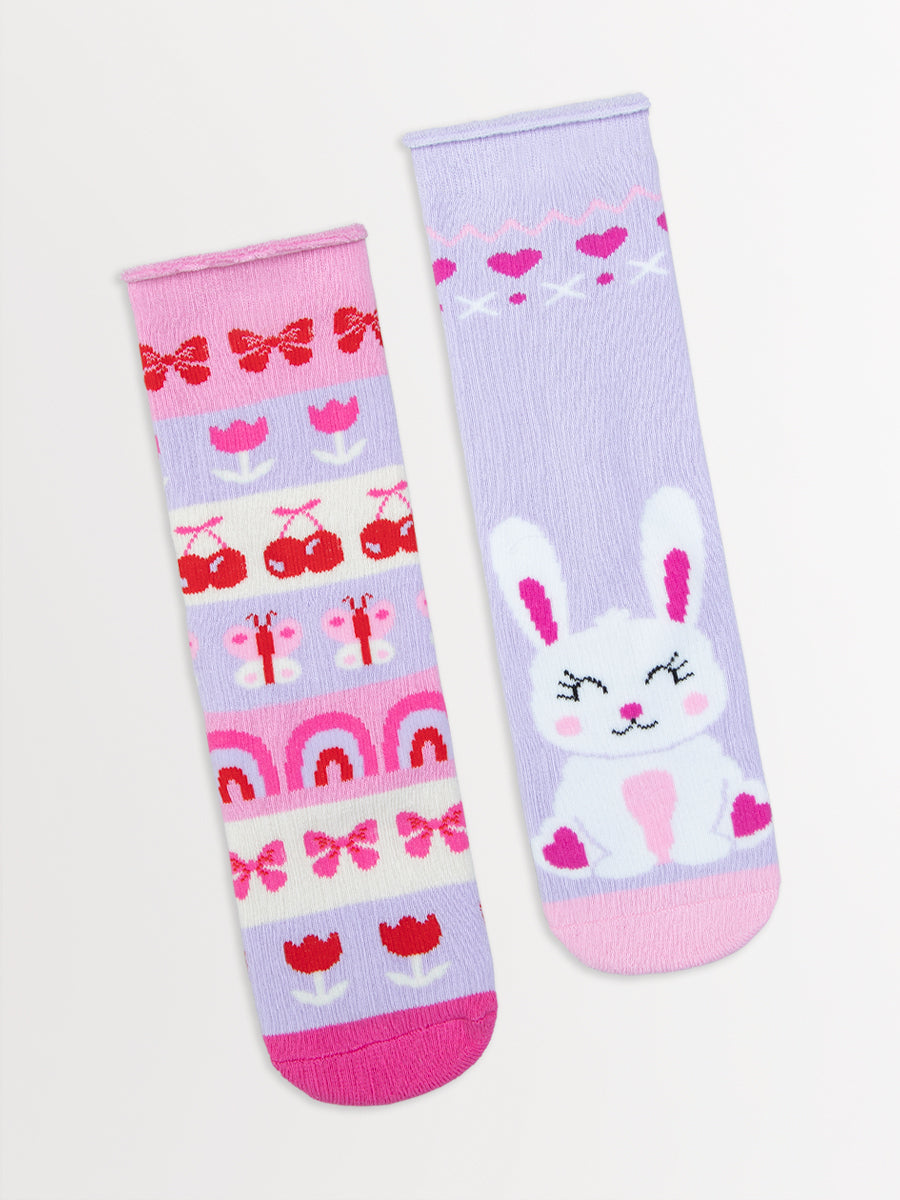 Kids Heat Bods Slipper Sock 2 Pack