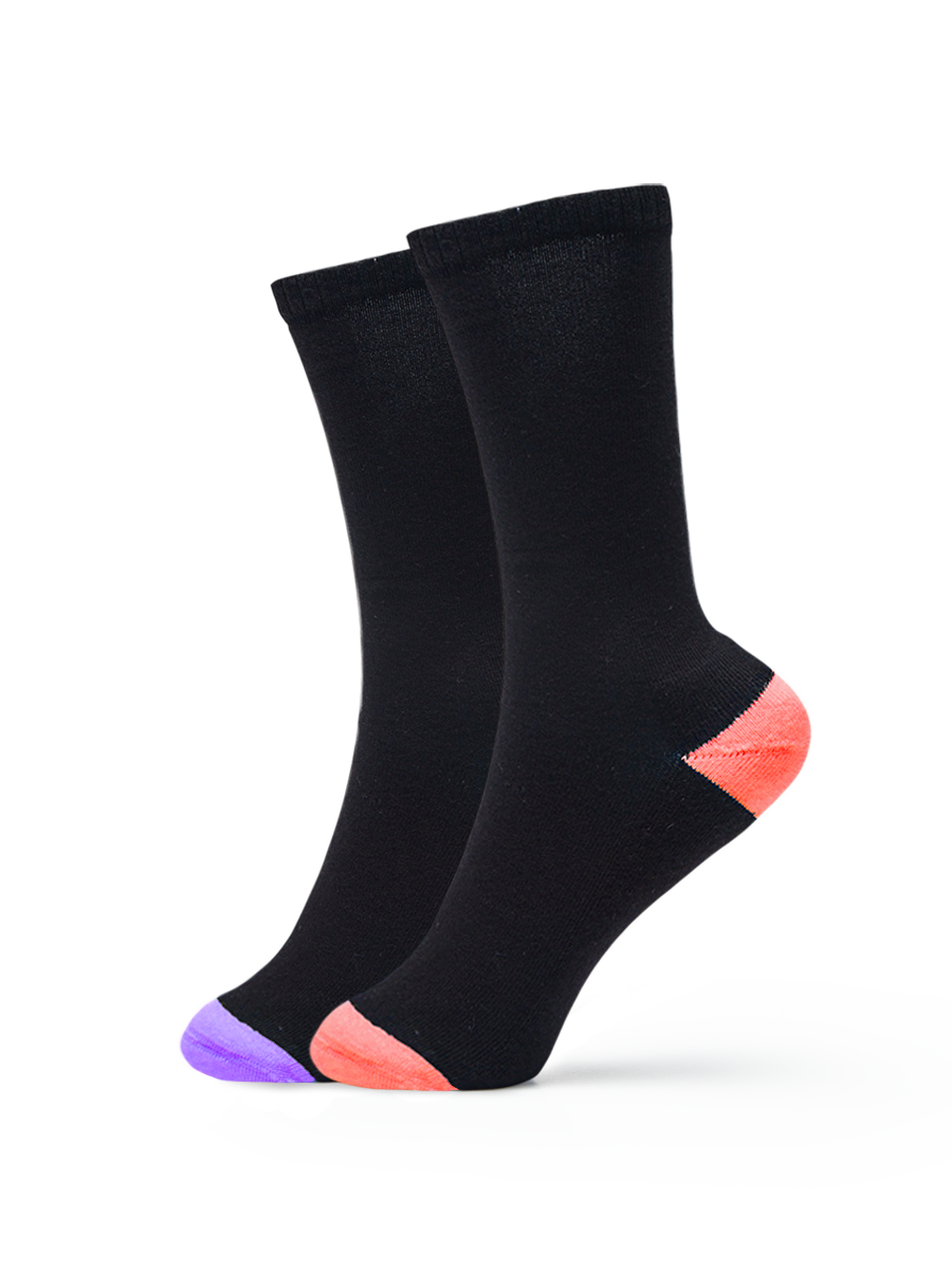 Women's All Day Cotton Rich Cushion Crew Socks 2 Pack
