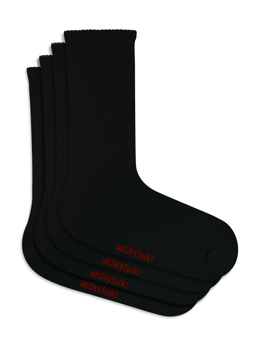 Men's All Day Socks Cotton Rich Cushion Crew 2 Pack