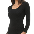 Women's Heat Bods Pointelle Long Sleeve 2 Pack