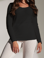 Women's Heat Bods Pointelle Long Sleeve 2 Pack