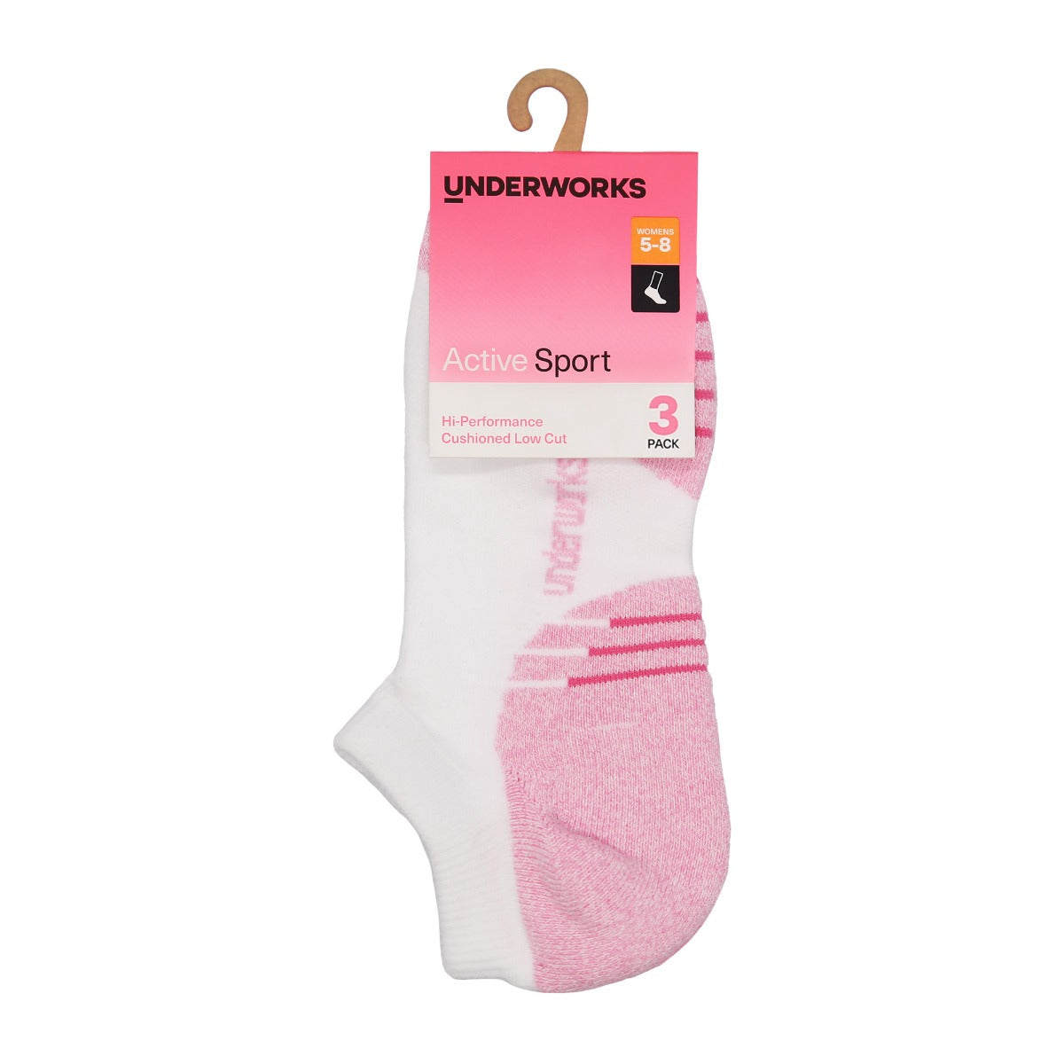 Women's Cushioned Active Low Cut Socks 3 Pack