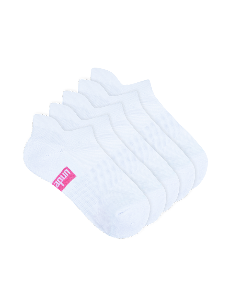 Women's Heel Tab Anti-Blister Sport Socks 5 Pack