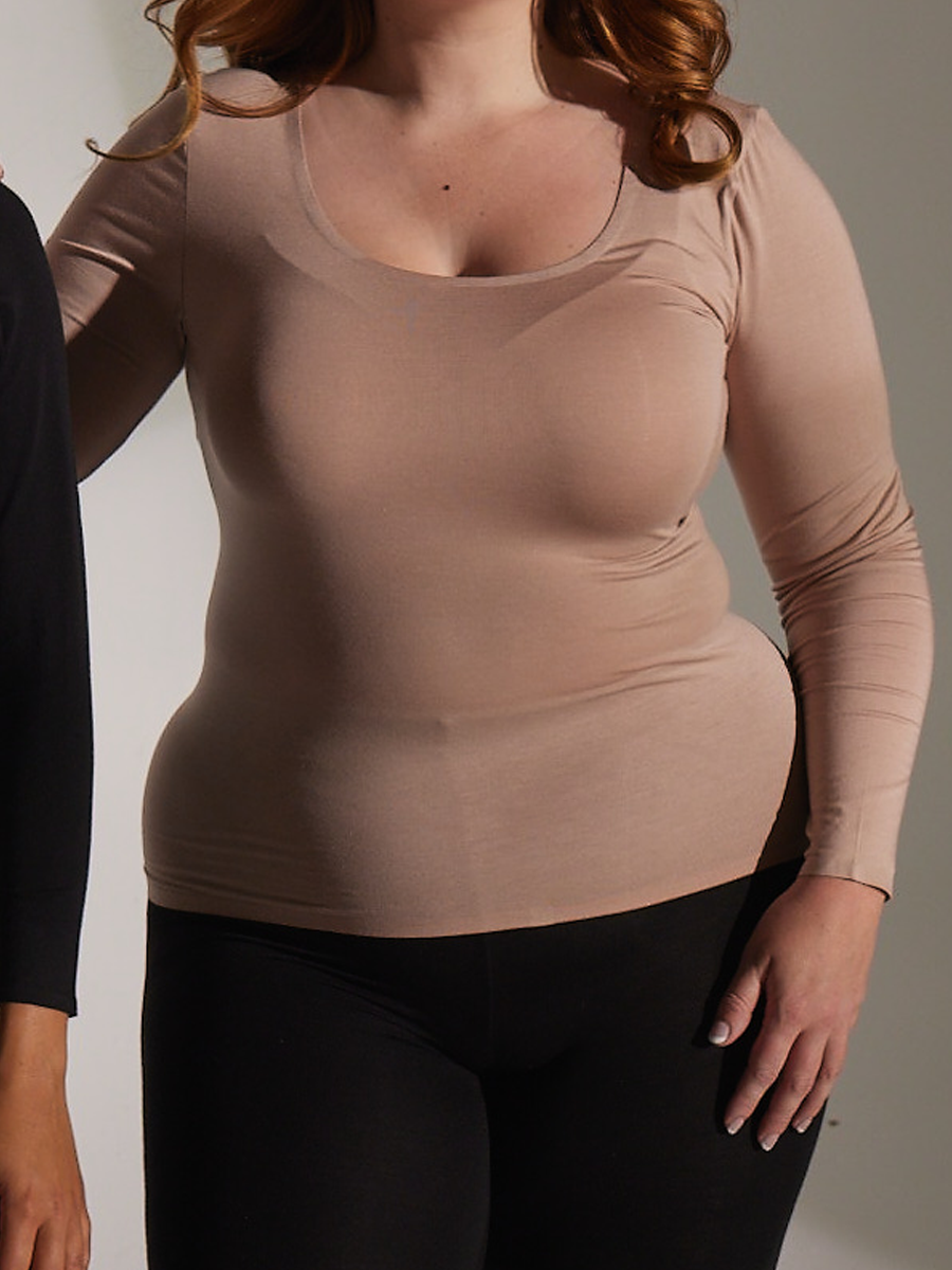 Women's Heat Bods Invisible Thermal Long Sleeve