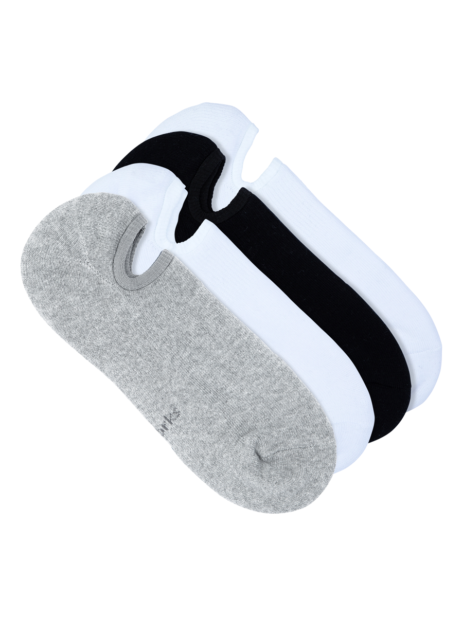 Men's Cushioned No Show Sneaker Sock 4 Pack
