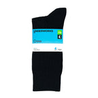 Men's Rib Cotton Crew Socks 4 Pack