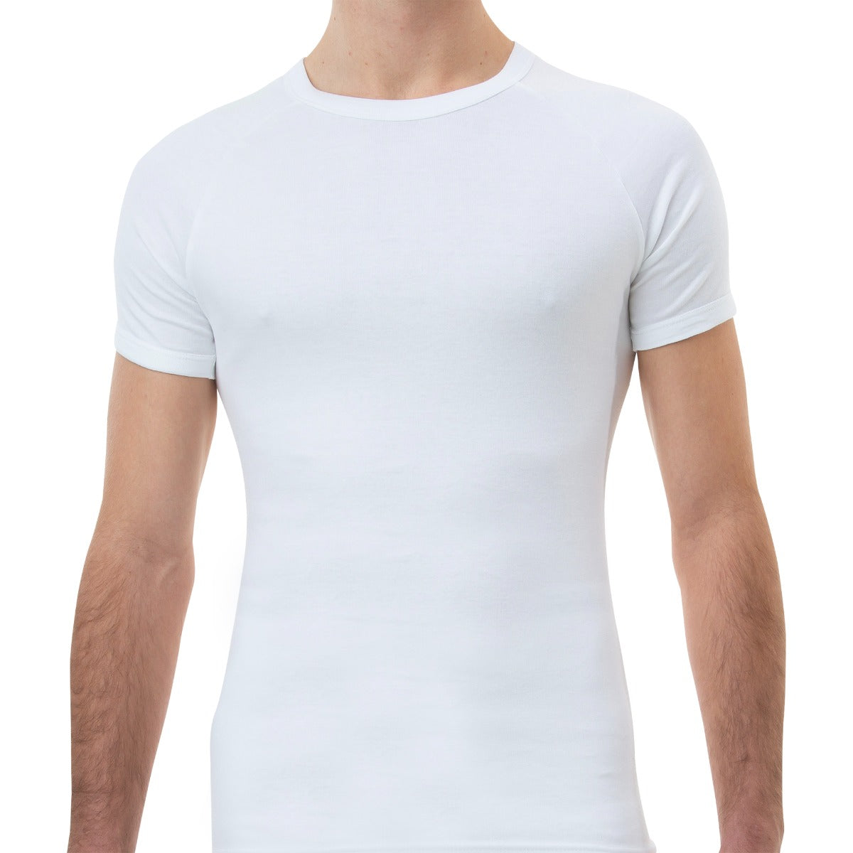 Men's Heat Bods Cotton Thermal Short Sleeve