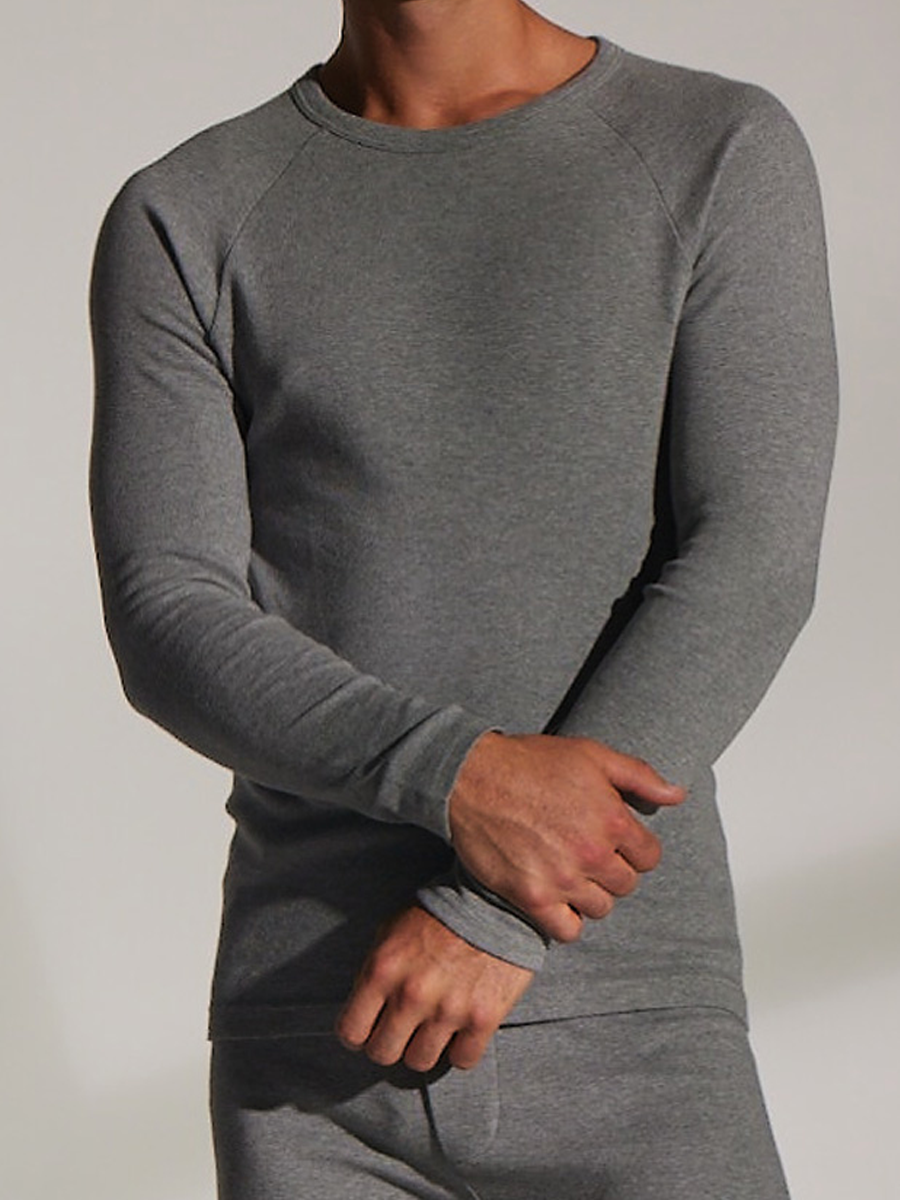 Men's Heat Bods  Cotton Thermal Long Sleeve