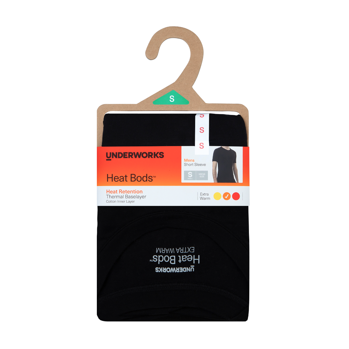 Men's Heat Bods Heat Retention Thermal Short Sleeve