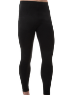 mens black heat bods long john thermal - underworks