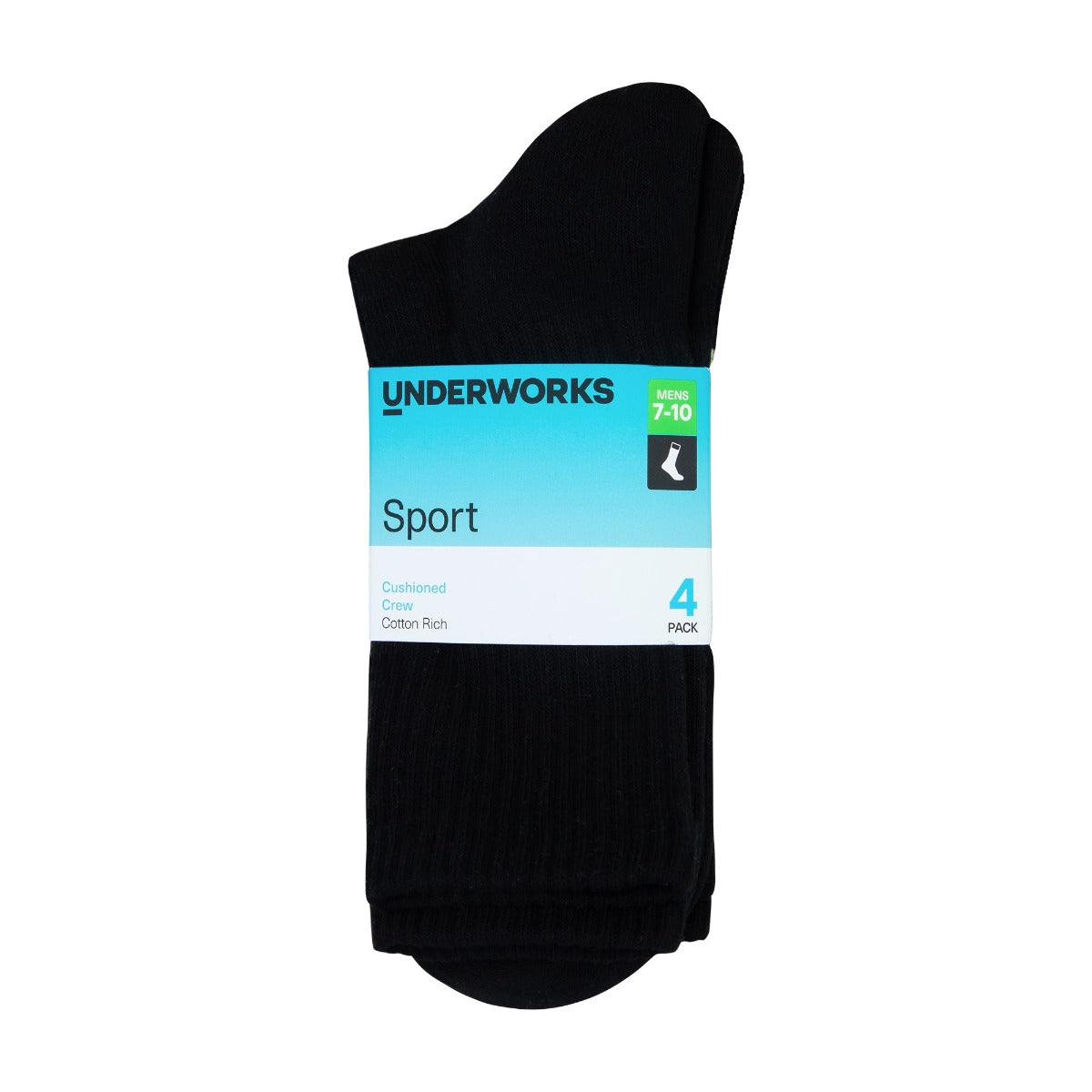Men's Sports Crew Socks 4 Pack