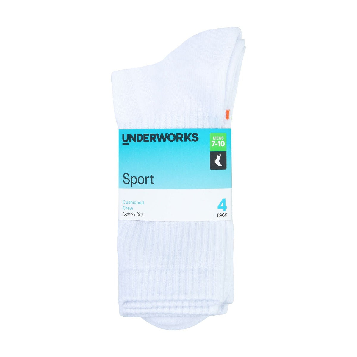 Men's Crew Sport Socks 4 Pack