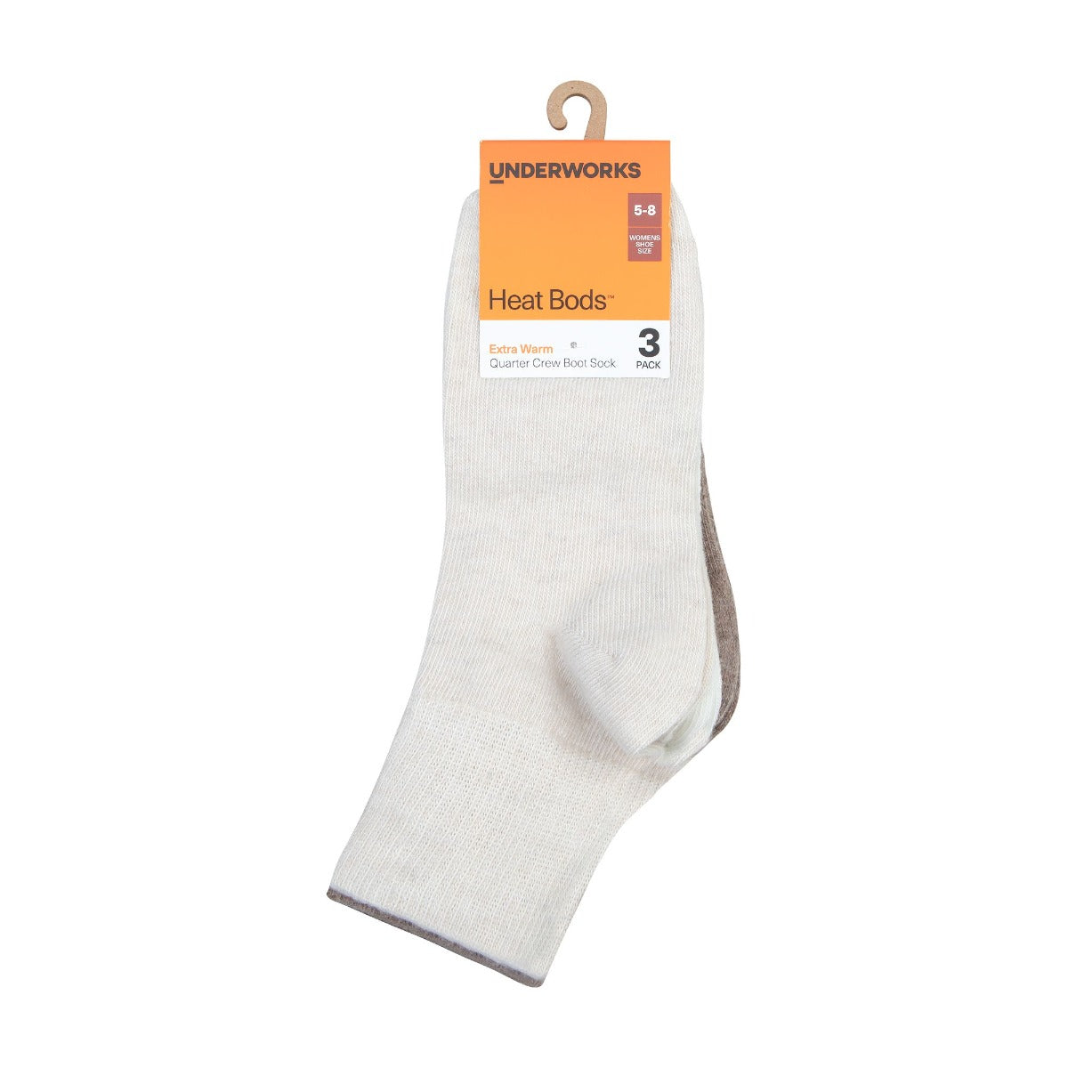 Women's Heat Bods Wool Ankle Boot Socks 3 Pack