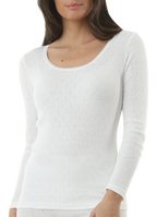 Women's Heat Bods Pointelle Long Sleeve 2 Pack